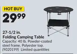 Princess Auto 27-1/2 in. Folding Camping Table offer