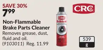Princess Auto Non-Flammable Brake Parts Cleaner offer
