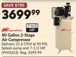 Princess Auto 80 Gallon 2-Stage Air Compressor offer