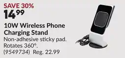 Princess Auto 10W Wireless Phone Charging Stand offer