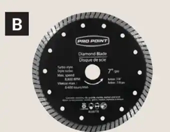 Princess Auto 7 in. Diamond Cutting Blades offer