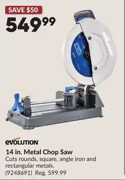 Princess Auto 14 in. Metal Chop Saw offer
