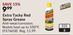 Princess Auto Extra Tacky Red Spray Grease offer