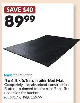 Princess Auto 4 x 6 ftx 5/8 in. Trailer Bed Mat offer