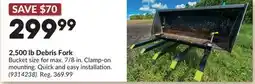 Princess Auto 2,500 lb Debris Fork offer