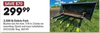 Princess Auto 2,500 lb Debris Fork offer