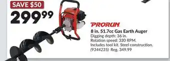 Princess Auto 8 in. 51.7cc Gas Earth Auger offer
