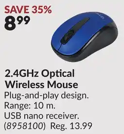 Princess Auto 2.4GHz Optical Wireless Mouse offer