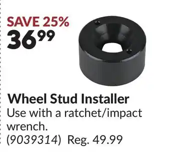 Princess Auto Wheel Stud Installer offer
