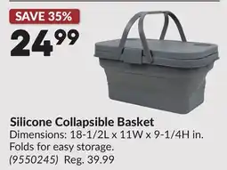 Princess Auto Silicone Collapsible Basket offer