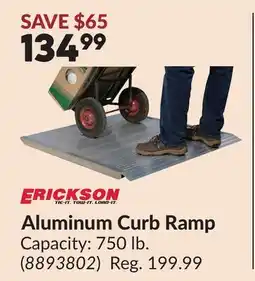 Princess Auto Aluminum Curb Ramp offer