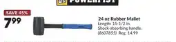Princess Auto 24 oz Rubber Mallet offer