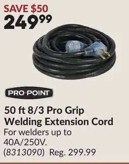 Princess Auto 50 ft8/3 Pro Grip Welding Extension Cord offer