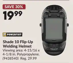Princess Auto Shade 10 Flip-Up Welding Helmet offer