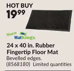 Princess Auto 24 x 40 in. Rubber Fingertip Floor Mat offer