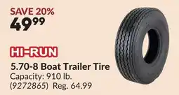 Princess Auto 5.70-8 Boat Trailer Tire offer