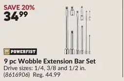 Princess Auto 9 pc Wobble Extension Bar Set offer