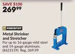 Princess Auto Metal Shrinker and Stretcher offer