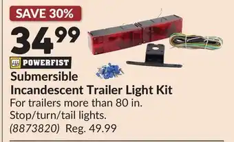 Princess Auto Submersible Incandescent Trailer Light Kit offer