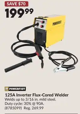 Princess Auto 125A Inverter Flux-Cored Welder offer
