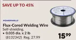 Princess Auto Flux-Cored Welding Wire 0.035 dia. x 2 lb offer