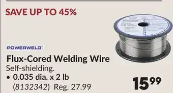 Princess Auto Flux-Cored Welding Wire 0.035 dia. x 2 lb offer