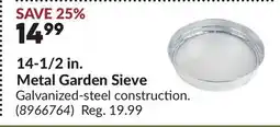 Princess Auto 14-1/2 in. Metal Garden Sieve offer