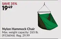 Princess Auto Nylon Hammock Chair offer