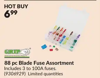 Princess Auto 88 pc Blade Fuse Assortment offer