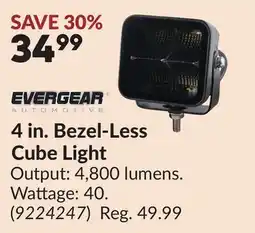 Princess Auto 4 in. Bezel-Less Cube Light offer