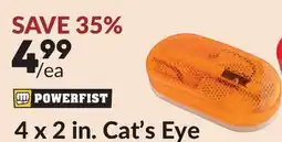 Princess Auto 4 x 2 in. Cat's Eye Clearance/Marker Lights Amber offer