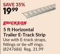 Princess Auto 5 ftHorizontal Trailer E-Track Strip offer