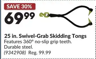 Princess Auto 25 in. Swivel-Grab Skidding Tongs offer