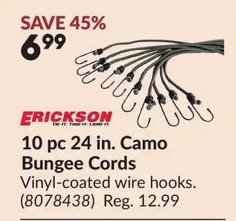 Princess Auto 10 pc 24 in. Camo Bungee Cords offer