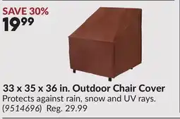 Princess Auto 33 x 35 x 36 in. Outdoor Chair Cover offer