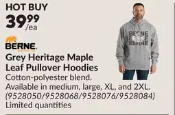 Princess Auto Grey Heritage Maple Leaf Pullover Hoodies offer