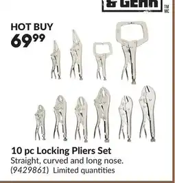 Princess Auto 10 pc Locking Pliers Set offer