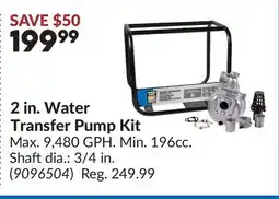 Princess Auto 2 in. Water Transfer Pump Kit offer