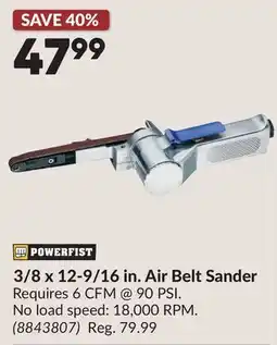 Princess Auto 3/8 x 12-9/16 in. Air Belt Sander offer