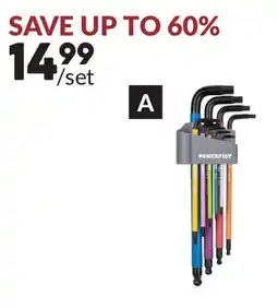Princess Auto 9 pc Extra-Long Hex Key Sets offer