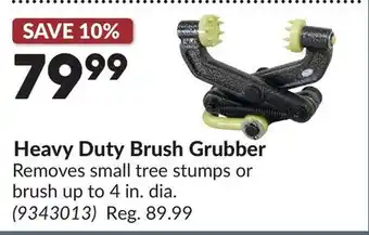 Princess Auto Heavy Duty Brush Grubber offer