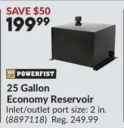 Princess Auto 25 Gallon Economy Reservoir offer