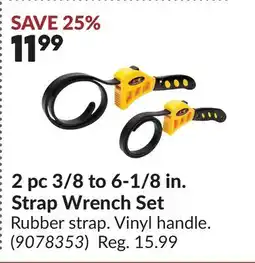 Princess Auto 2 pc 3/8 to 6-1/8 in. Strap Wrench Set offer
