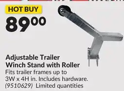 Princess Auto Adjustable Trailer Winch Stand with Roller offer