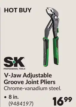 Princess Auto V-Jaw Adjustable Groove Joint Pliers, 8 in offer
