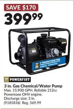 Princess Auto 3 in. Gas Chemical/Water Pump offer
