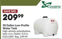 Princess Auto 50 Gallon Low-Profile Water Tank offer