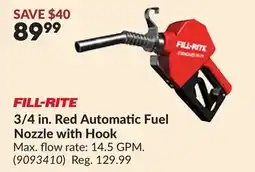 Princess Auto 3/4 in. Red Automatic Fuel Nozzle with Hook offer