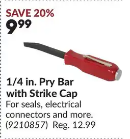 Princess Auto 1/4 in. Pry Bar with Strike Cap offer