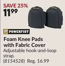 Princess Auto Foam Knee Pads with Fabric Cover offer